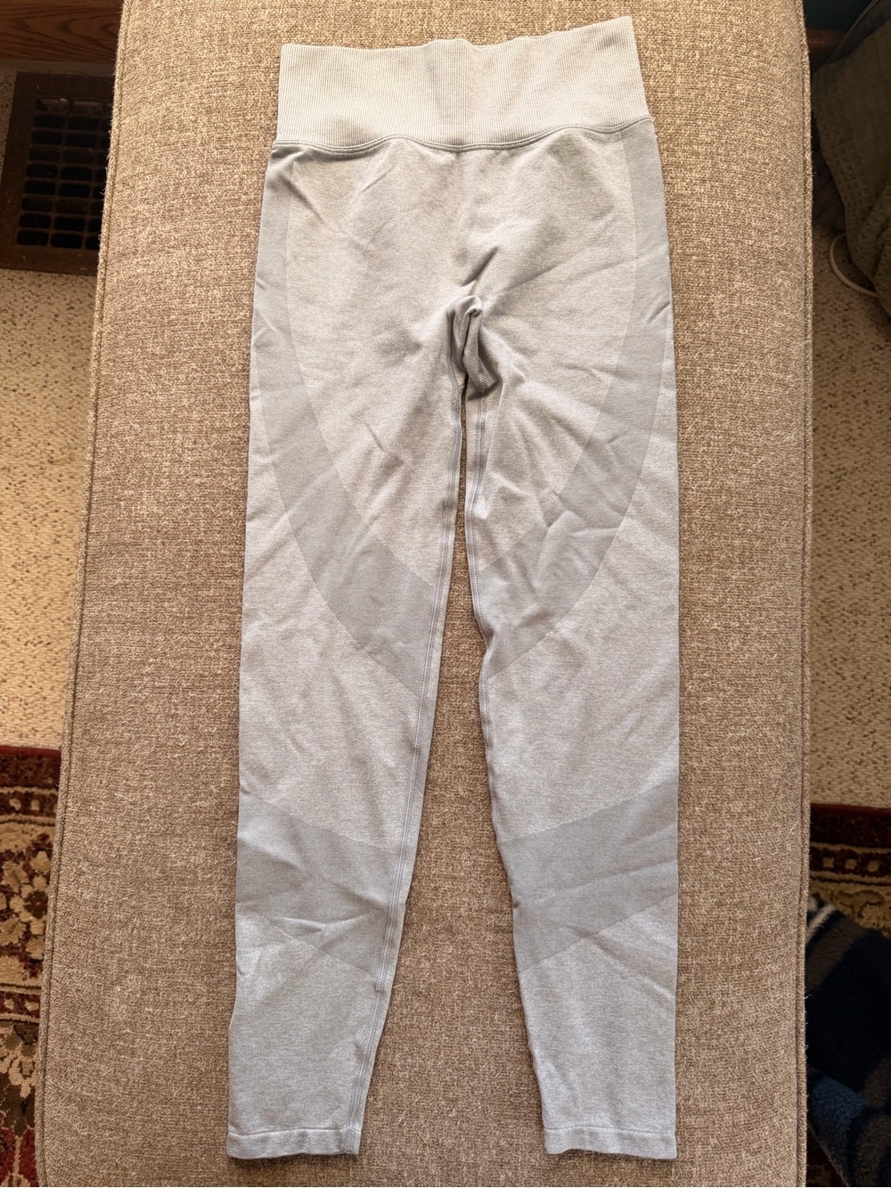 PINK Victoria's Secret Light Gray High-Waist Seamless Leggings
